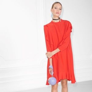 Other Stories Orange Tunic Dress